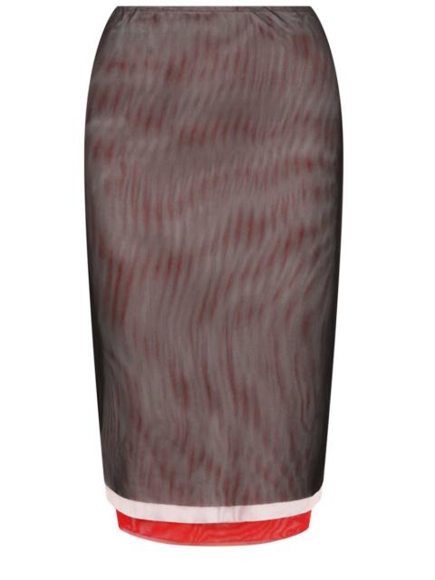 MSGM MIDI PENCIL SKIRT