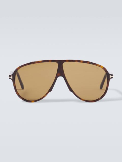 TOM FORD Vladimir aviator sunglasses