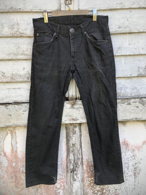 Other Designers Lee - Lee Rider Japan Black Coated Flare Jean Denim