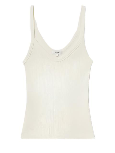 AGOLDE Jordan Tank in Rice Grass