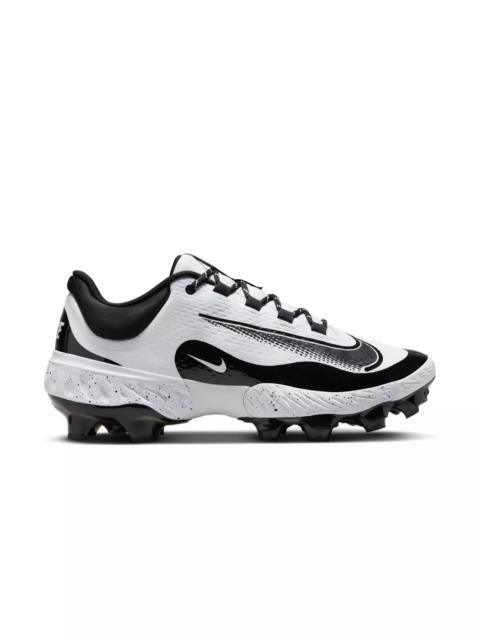 Nike Alpha Huarache Elite 4 Low MCS "White/Black" Men's Baseball Cleat