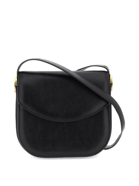 Jil Sander PADDED LEATHER COIN SHOULDER BAG WITH ADJUSTABLE STRAP