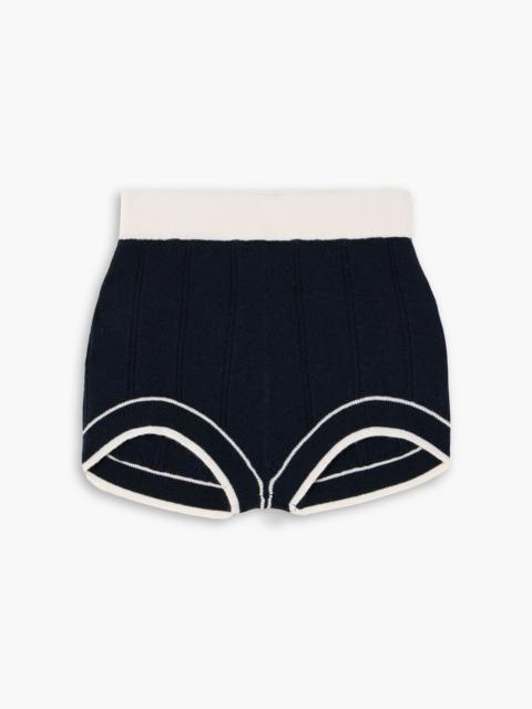 GUEST IN RESIDENCE Ribbed cashmere shorts