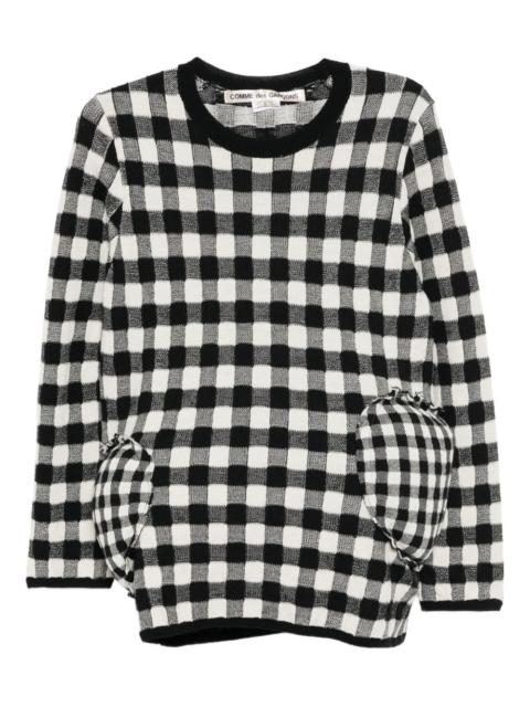 Comme Des Garçons checked jumper