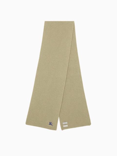 Burberry Hunter Cashmere Scarf With Logo