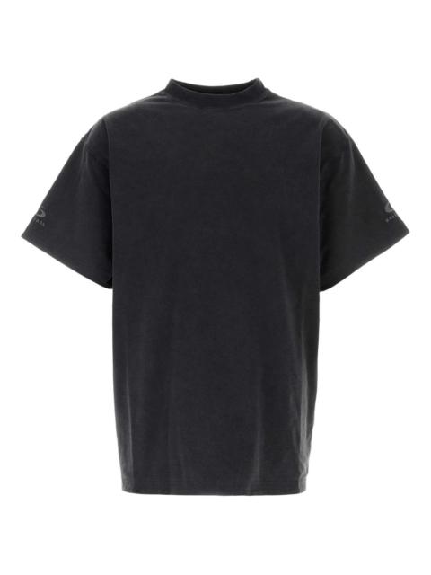 BALENCIAGA Slate cotton T-shirt