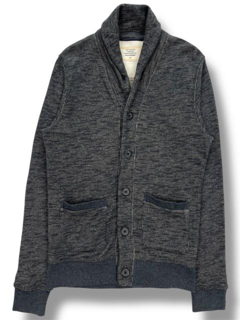 Other Designers Japanese Brand - Back Number Shawl Collar Sweater