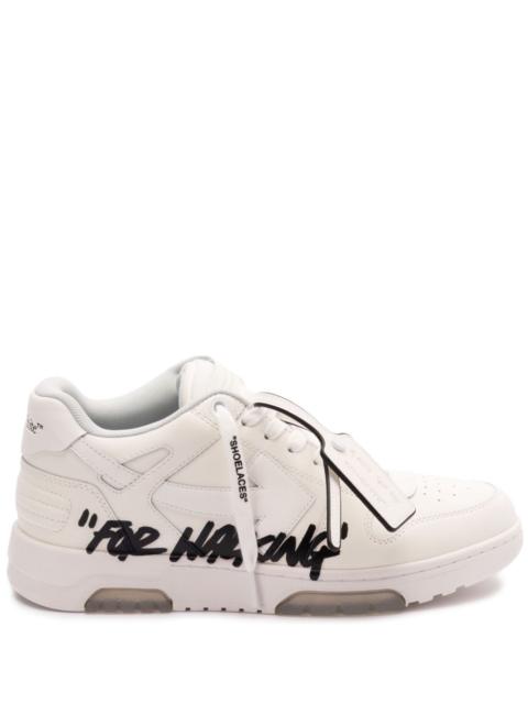 Off-White Off-White Men Out Of Office Leather Sneakers