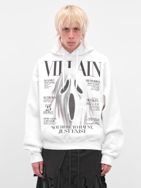 doublet White Ghost Villain Hoodie