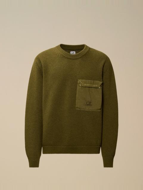 C.P. Company Lambswool Mixed Crewneck Sweater