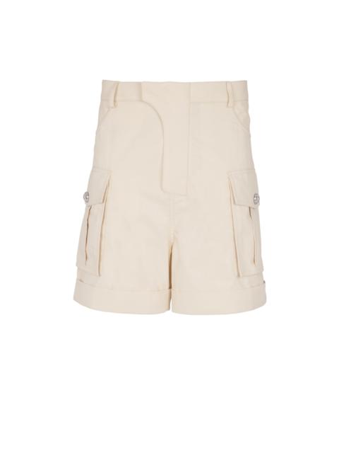 Balmain Cotton cargo Bermuda shorts