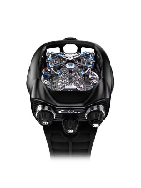 Other Designers Jacob & Co. Bugatti Chiron Tourbillon Hand Wind Men's Watch BU200.21.AH.AB.B