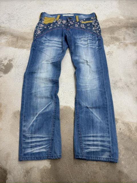 Hysteric Glamour Vintage Blue Moon Blue 90s Blue Moon Club Paisley Pocket