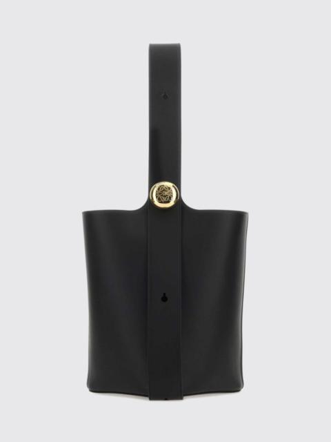 Loewe Loewe Women Loewe Pebble Calf Leather Handbag With Adjustable Handle