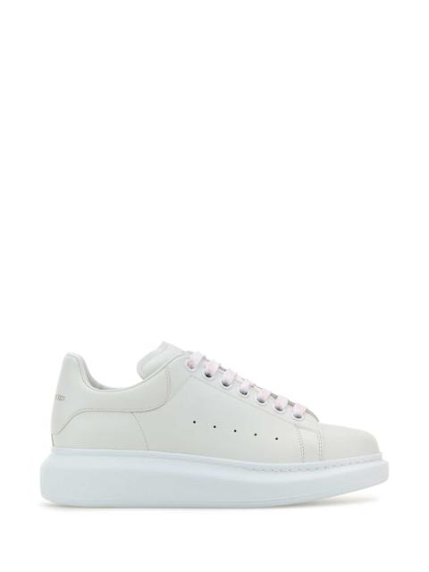 Alexander McQueen Alexander Mcqueen Women White Leather Sneakers
