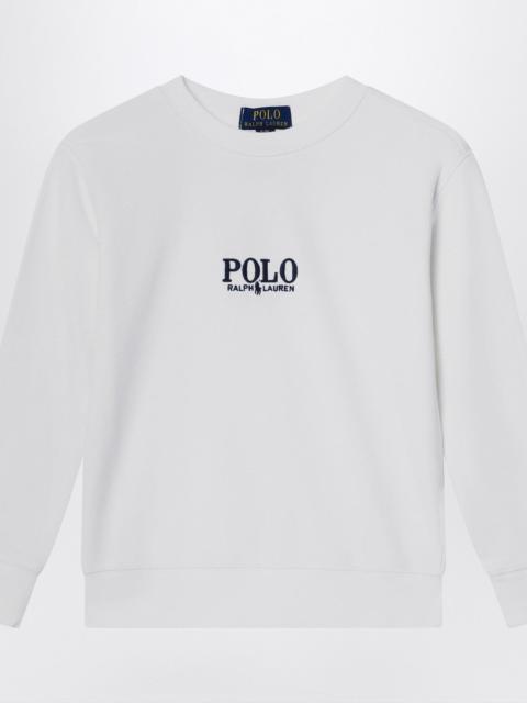 Polo Ralph Lauren White cotton sweatshirt with logo