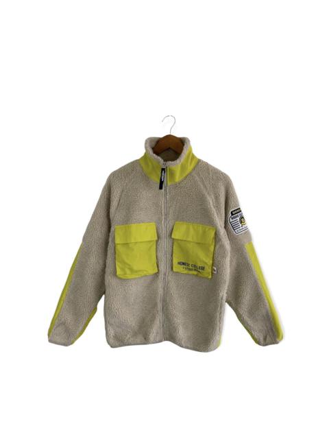 Other Designers Japanese Brand - HONEST COLLEGE BY STUDIO SEVEN FLEECE ZIPPER JACKET