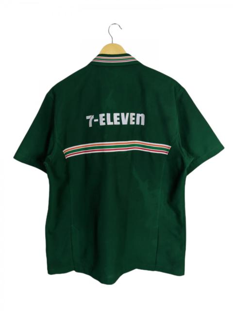 Other Designers Streetwear - Vtg 7 Eleven Japan Store Staff Short Sleeve Shirt