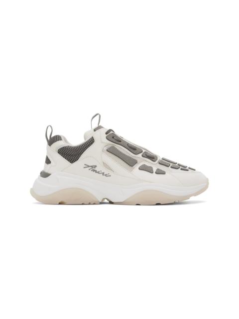 AMIRI White & Gray Bone Runner Sneakers