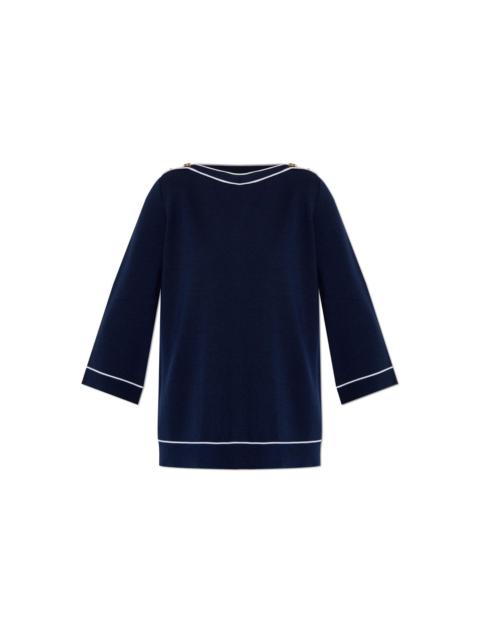 GUCCI GUCCI Navy Sweater New & Authentic (Women's size:0;)