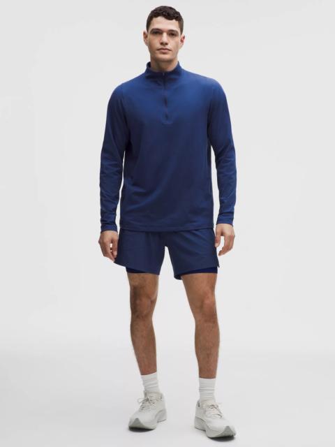 lululemon Mile Maker Ripstop Lined Short 6"