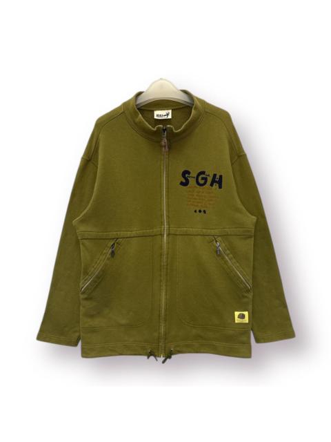 Other Designers Vintage - 🔥 VTG HAI SPORTING GEAR ISSEY MIYAKE SWEAT ZIPPER JACKET - M