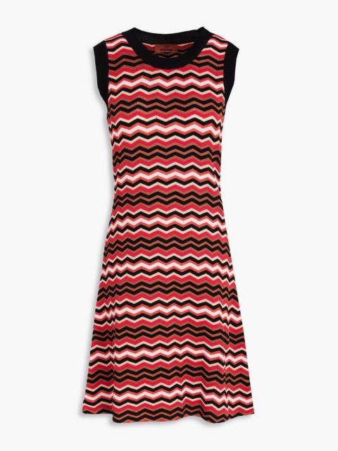 Missoni Crochet-knit cotton-blend mini dress