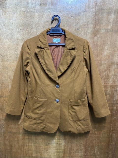 Other Designers Vintage Lady Camel Blazer Jacket