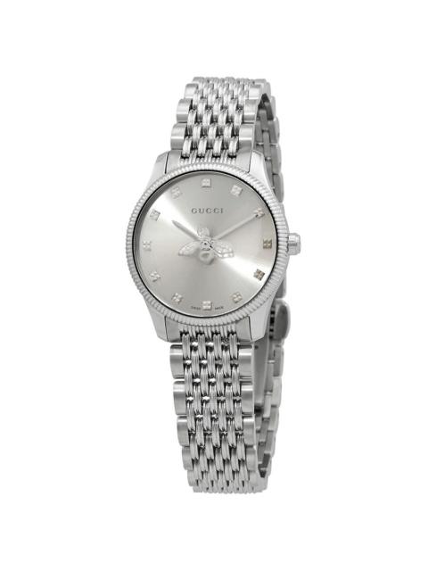 GUCCI Gucci G-Timeless Quartz Silver Dial Ladies Watch YA1265019