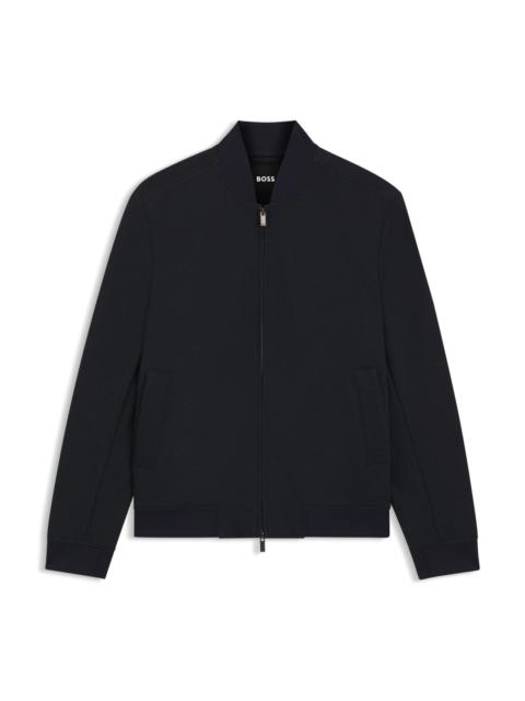 BOSS SLIM-FIT JACKET IN WRINKLE-RESISTANT FABRIC