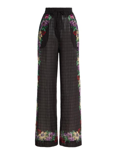 Sea Viktoria Cotton-Blend Floral Pants multi