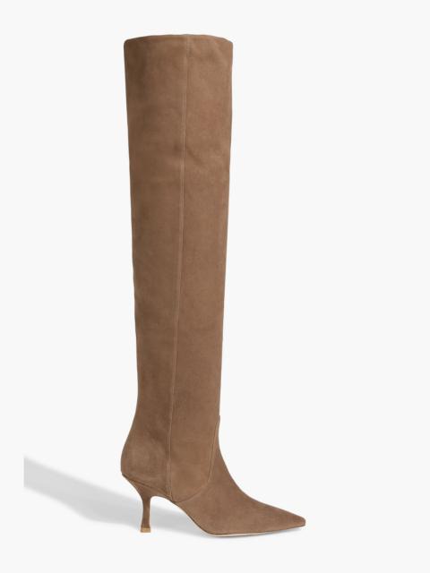 Stuart Weitzman Naomi 75 suede over-the-knee boots