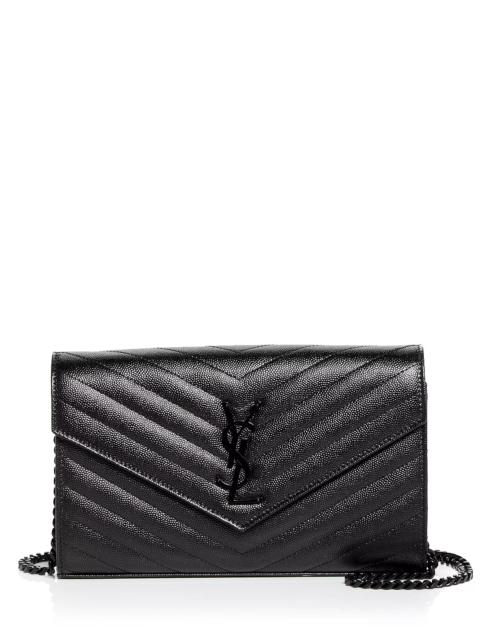 SAINT LAURENT Classic Cassandre Chain Wallet
