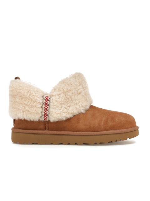 UGG UGG Classic Ultra Mini Boot Heritage Braid Chestnut (Women's)