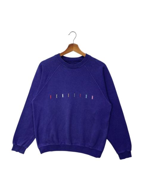 United Colors Of Benetton - United Colour Of Benetton Sweatshirt Spellout Size 46