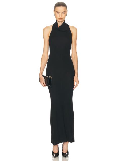 BRANDON MAXWELL India Halter Dress