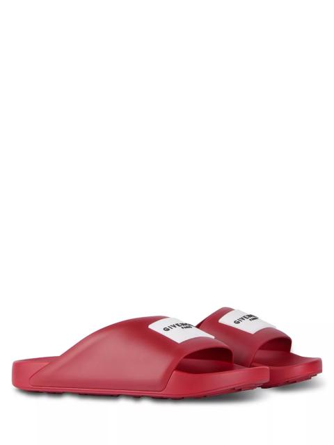 Givenchy Men's Label Slide Sandals