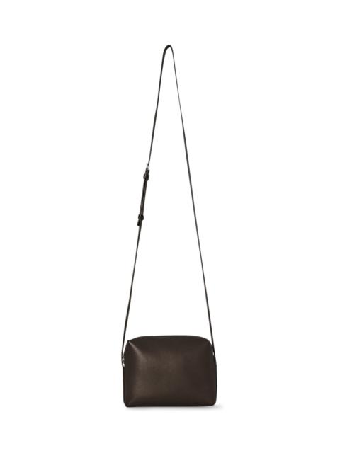 The Row Regent Leather Crossbody Bag brown