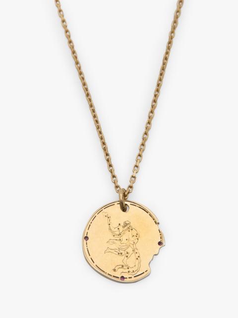 Victoria Beckham Aquarius Zodiac Necklace