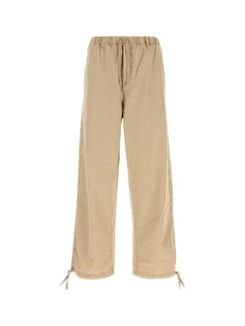 FERRAGAMO Salvatore Ferragamo Men Beige Cotton Blend Pant