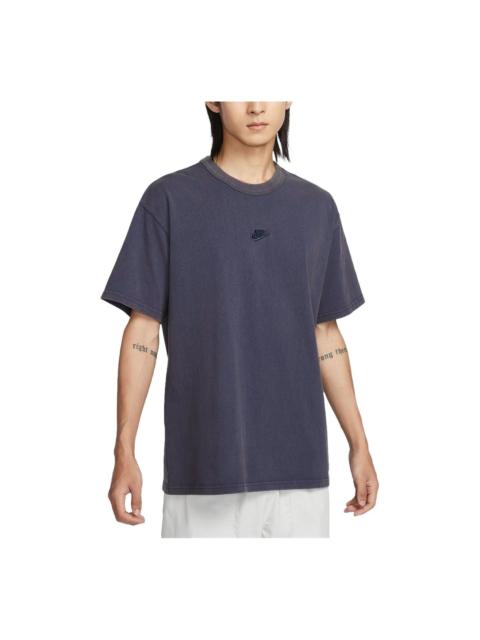 Nike Nike Sportswear Premium Essentials T-shirt Asia Sizing 'Dark Blue' FZ5384-410