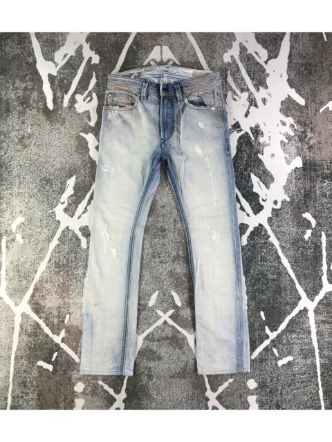 Diesel Distress Diesel Jeans Faded Blue Denim KJ2397