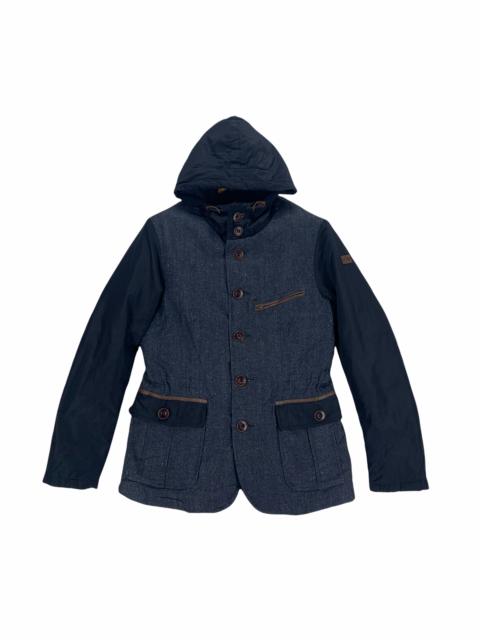 Other Designers Armani - Armani Jeans Hooded Puffer Jacket / Down Jacket #3345-119