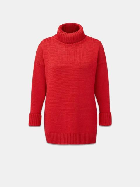 GLOVERALL Women's Submariner Jumper Red