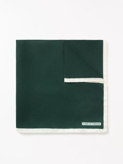 TIGER OF SWEDEN Quadra Silk Handkerchief