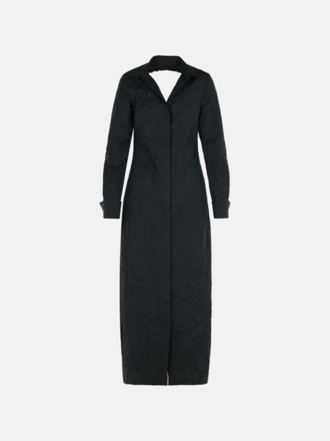 Max Mara 'ROVIGO' BLACK COTTON BLEND DRESS