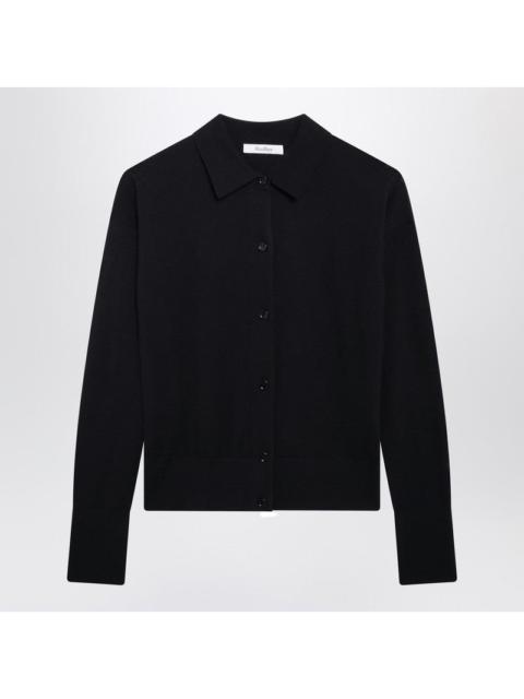 Max Mara Max Mara Navy Wool-Blend Cardigan Women