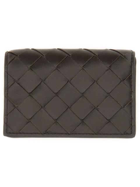 Bottega Veneta Bottega Veneta Women Woven Business Card Holder