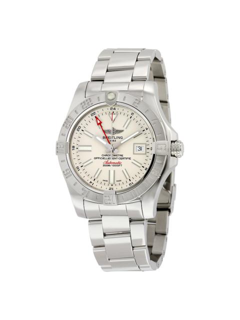 BREITLING Pre-owned Breitling Avenger II GMT Automatic Chronometer Silver Dial Men's Watch A3239011-G778-170A