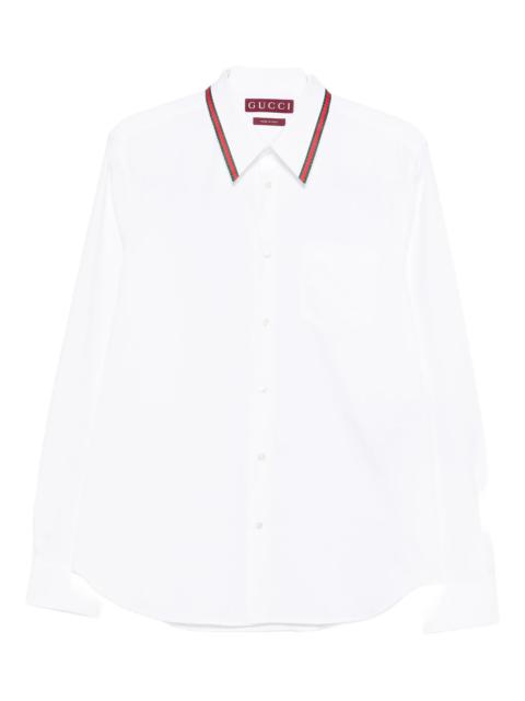 GUCCI Gucci Striped-collar Shirt